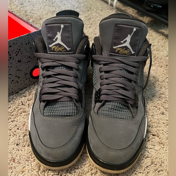 Air Jordan 4 RETRO low cool grey - Picture 1 of 5